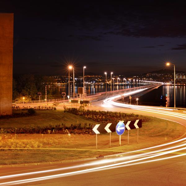 Tay Road Bridge Light Trails