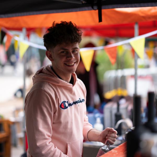 Festival bottle boy